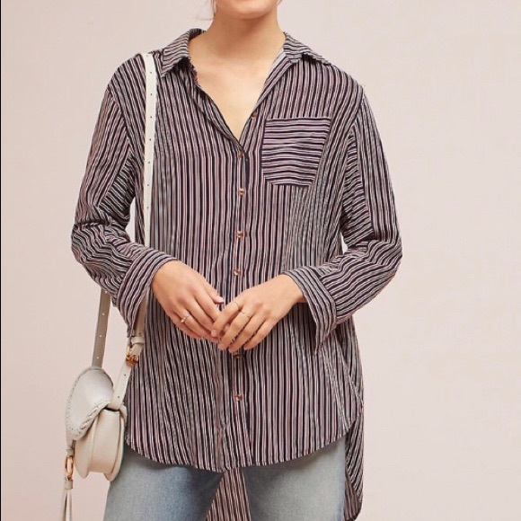 Maeve Striped Blouse - Picture 1 of 4